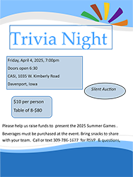 Information about the trivia night